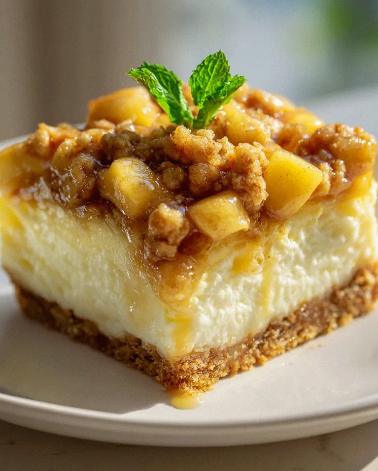 Apfel Crumble Käsekuchen-Quadrate: Süß & unwiderstehlich – Schritt 2
