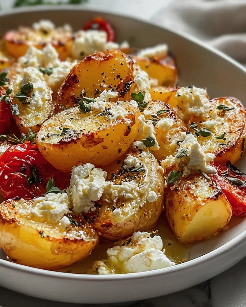 Baked Feta Kartoffeln: Gesundes und einfaches Ofengericht