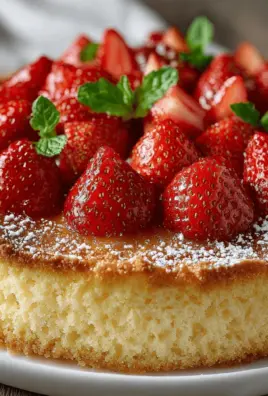 Biskuitboden für Erdbeerkuchen