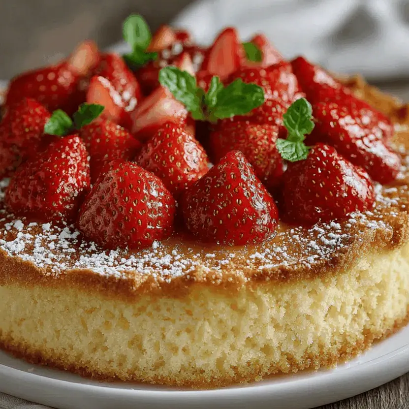 Biskuitboden für Erdbeerkuchen – Schritt 2