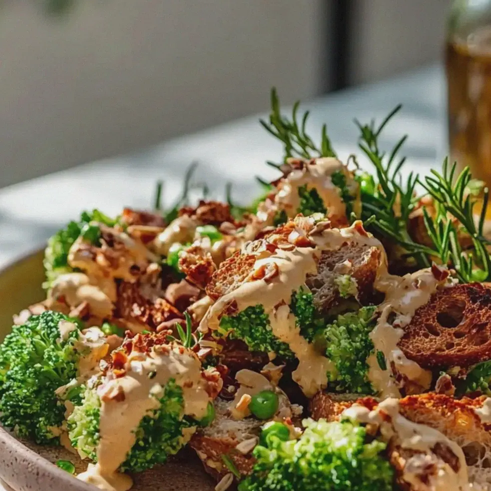 Brokkoli Salat mit knusprigem Rindfleisch für frische Genussmomente – Schritt 2
