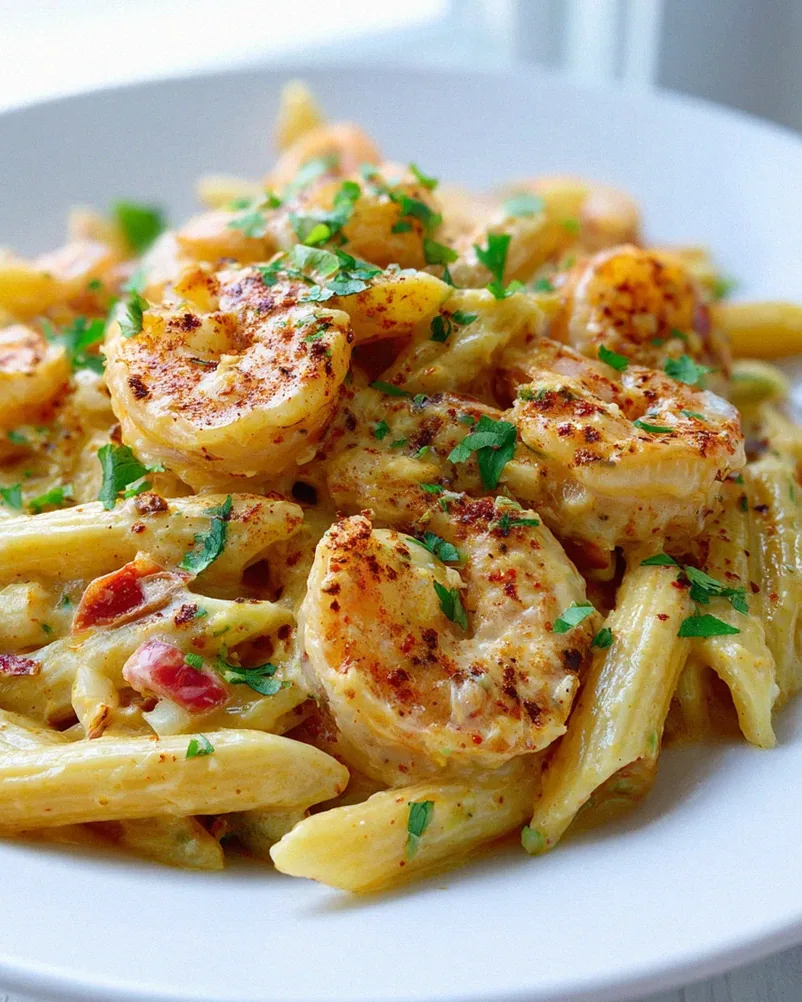 Cremige Jamaikanische Garnelen Pasta – Lecker & Einfach – Schritt 2