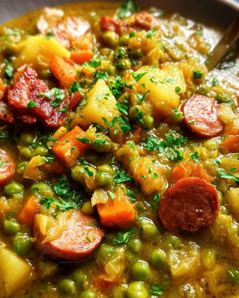 Erbseneintopf klassisch nach Omas Rezept