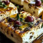 Feta grillen mit Kräutern und Zitrone