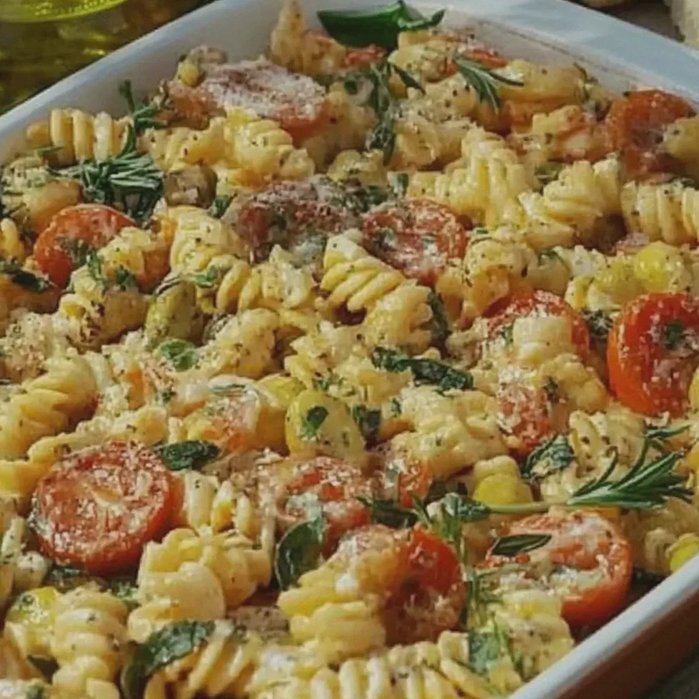 Feta Pasta aus dem Ofen mit frischem Gemüse – Schritt 2