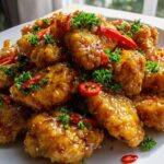 Gebackenes Knusper-Hähnchen mit Scharfem Honig – Rezept