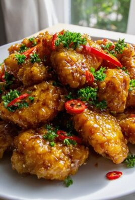 Gebackenes Knusper-Hähnchen mit Scharfem Honig – Rezept