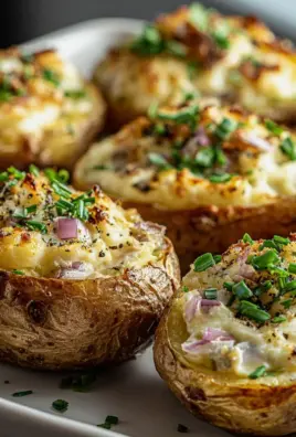 Gefüllte Kartoffeln nach Flammkuchen Art – Leckeres Rezept!