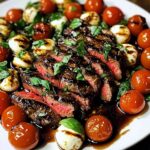 Gegrilltes Flanksteak Caprese für den perfekten Sommer
