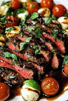 Gegrilltes Flanksteak Caprese für den perfekten Sommer