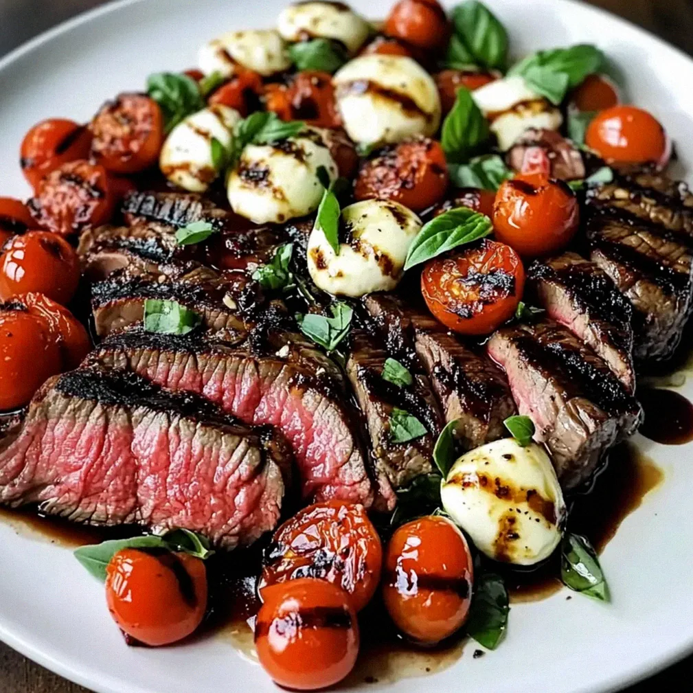 Gegrilltes Flanksteak Caprese für den perfekten Sommer – Schritt 1