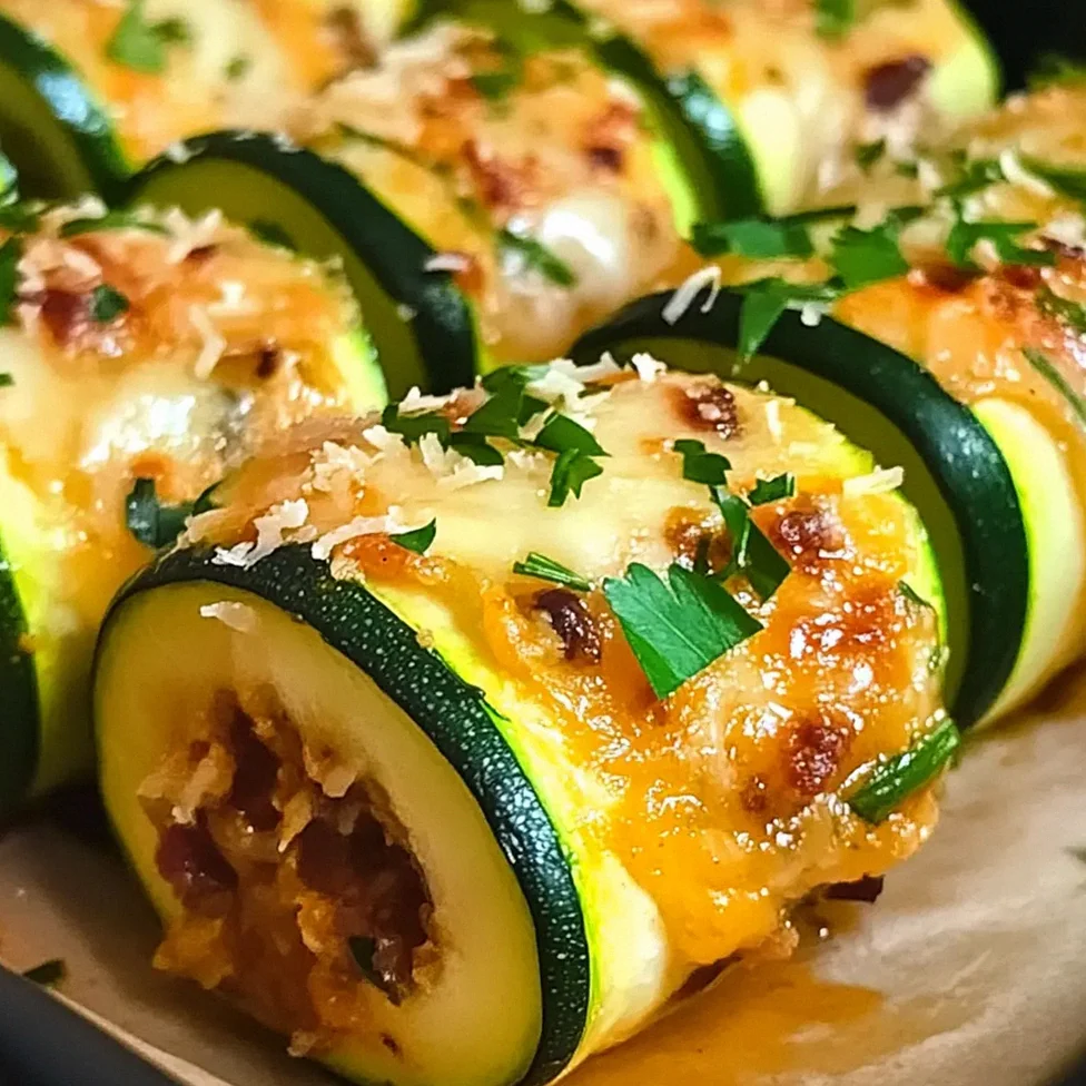 Gesunde Gefüllte Zucchini-Röllchen für jeden Tag – Schritt 1
