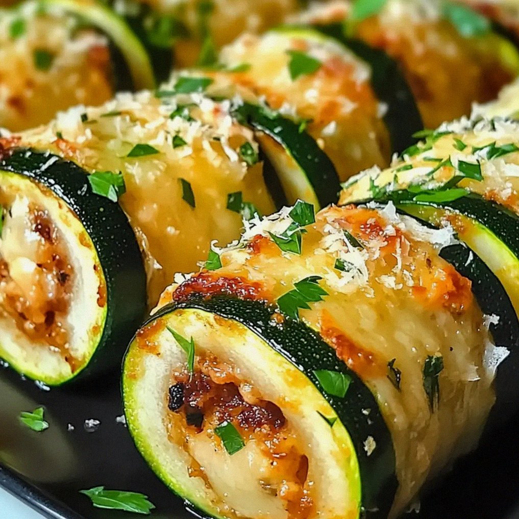 Gesunde Gefüllte Zucchini-Röllchen für jeden Tag – Schritt 2