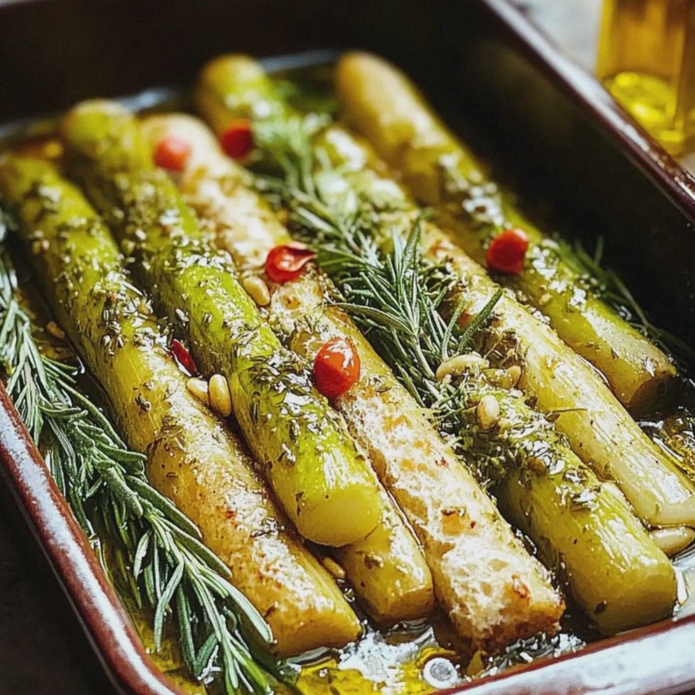 Grüner Spargel Backofen einfach zubereiten