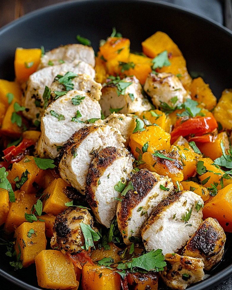Hackfleisch aus Huhn und Süßkartoffeln – Schritt 1