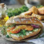 Hähnchen Pita mit Salat