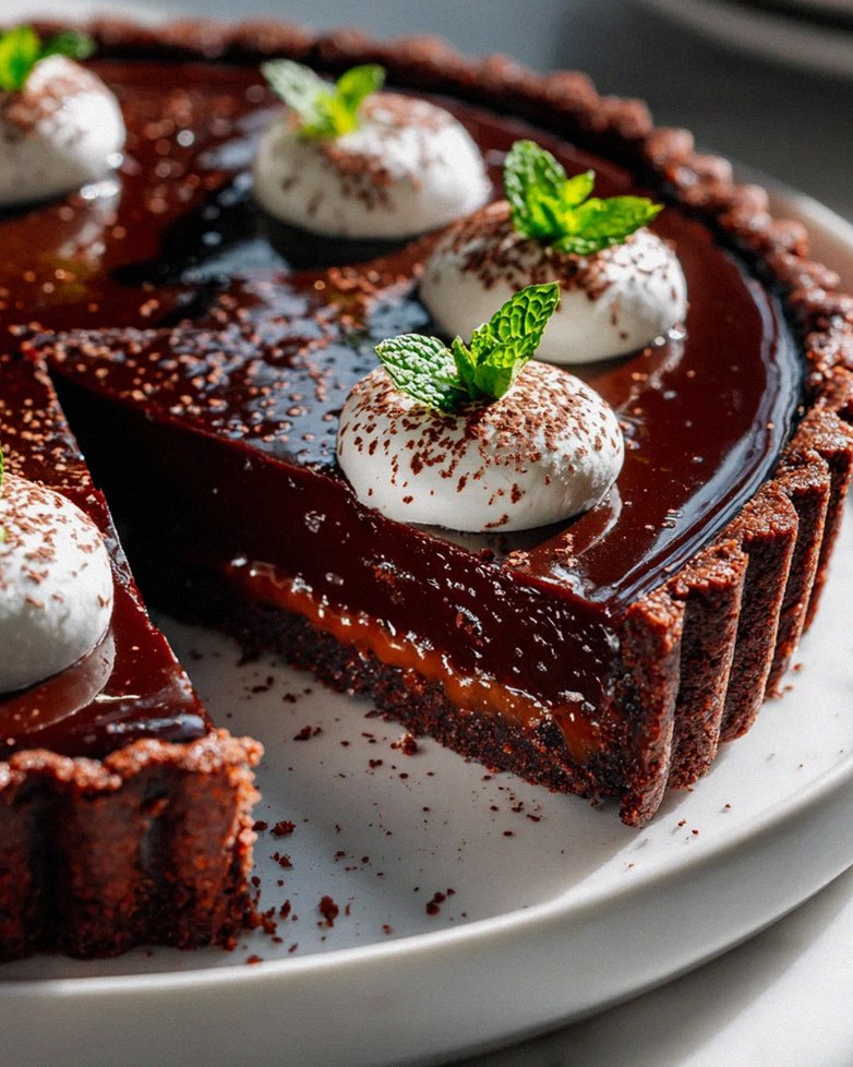 Himmlische Gesalzene Karamell-Schoko-Tarte – dein Dessert-Traum!
