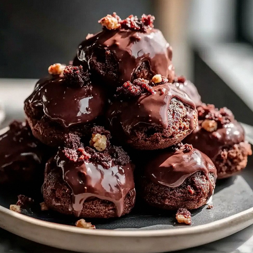 Hüttenkäse Brownie Bällchen Schnell und Einfach – Schritt 2