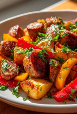Kartoffel-Rinderwurst Blechfrühstück: Einfach & Lecker!