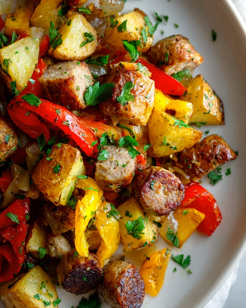 Kartoffel-Rinderwurst Blechfrühstück: Einfach & Lecker! – Schritt 2