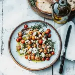 Kichererbsensalat mit Feta