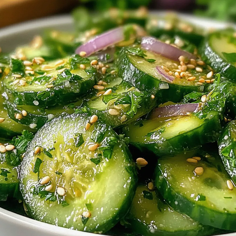 Knoblauch Gurkensalat für frische Sommerabende – Schritt 2