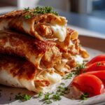 Knusprige Hähnchen Mozzarella Wraps – Schnell & Herzhaft!