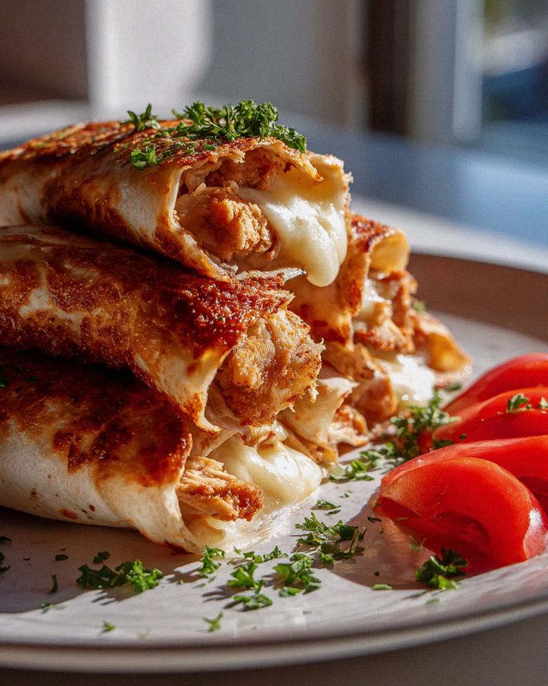 Knusprige Hähnchen Mozzarella Wraps – Schnell & Herzhaft! – Schritt 1