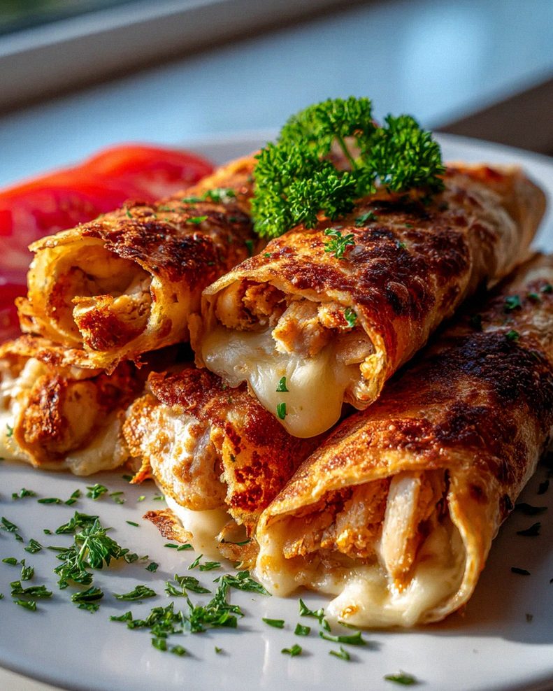 Knusprige Hähnchen Mozzarella Wraps – Schnell & Herzhaft! – Schritt 2