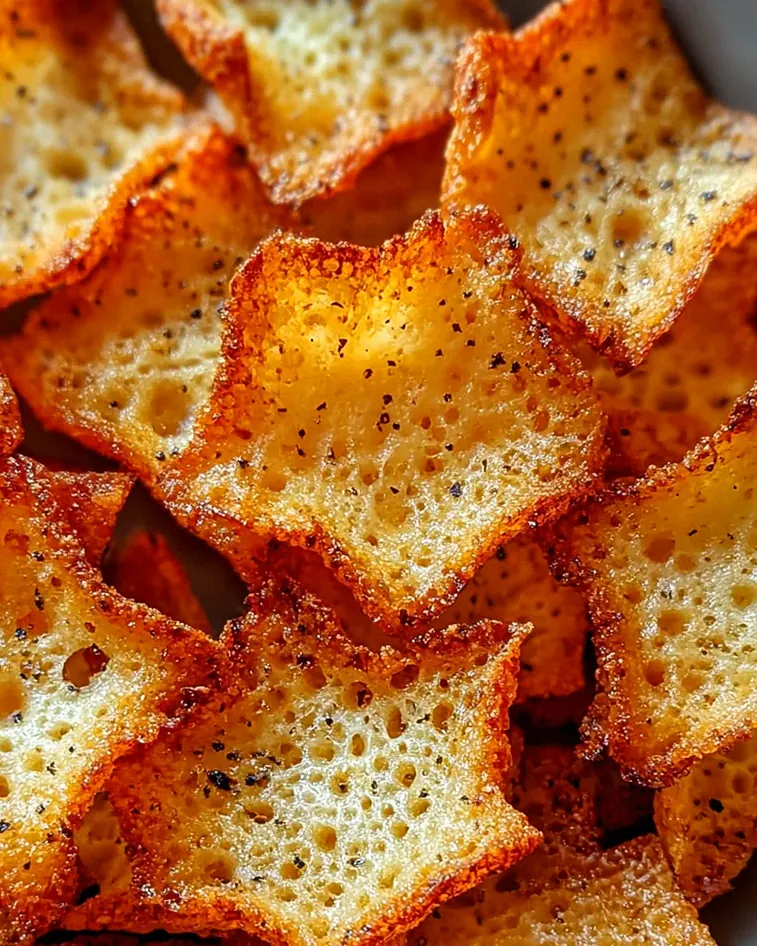 Knusprige Quark-Chips