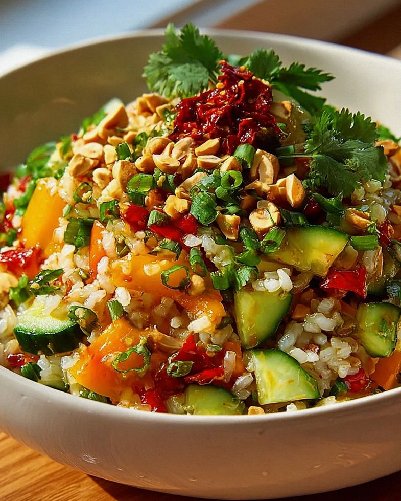 Knuspriger Erdnuss-Chili Reissalat: Das perfekte Sommer-Rezept! – Schritt 2