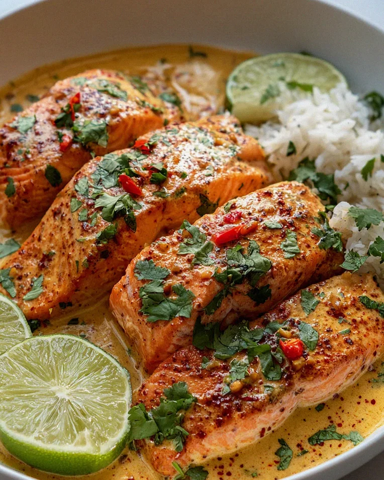 Köstlicher One Pan Kokos-Curry Lachs mit Knoblauchbutter – Schritt 2