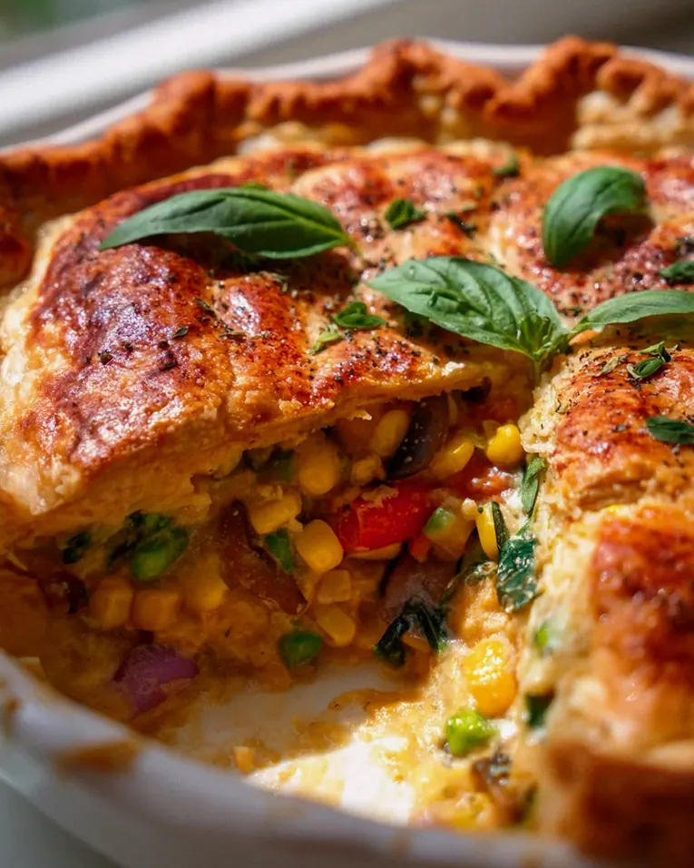 Köstlicher Veggie Pizza Pot Pie Auflauf – Schnell & lecker! – Schritt 2