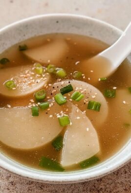Koreanischer Rettichsuppe: Veganes Wohlfühlessen