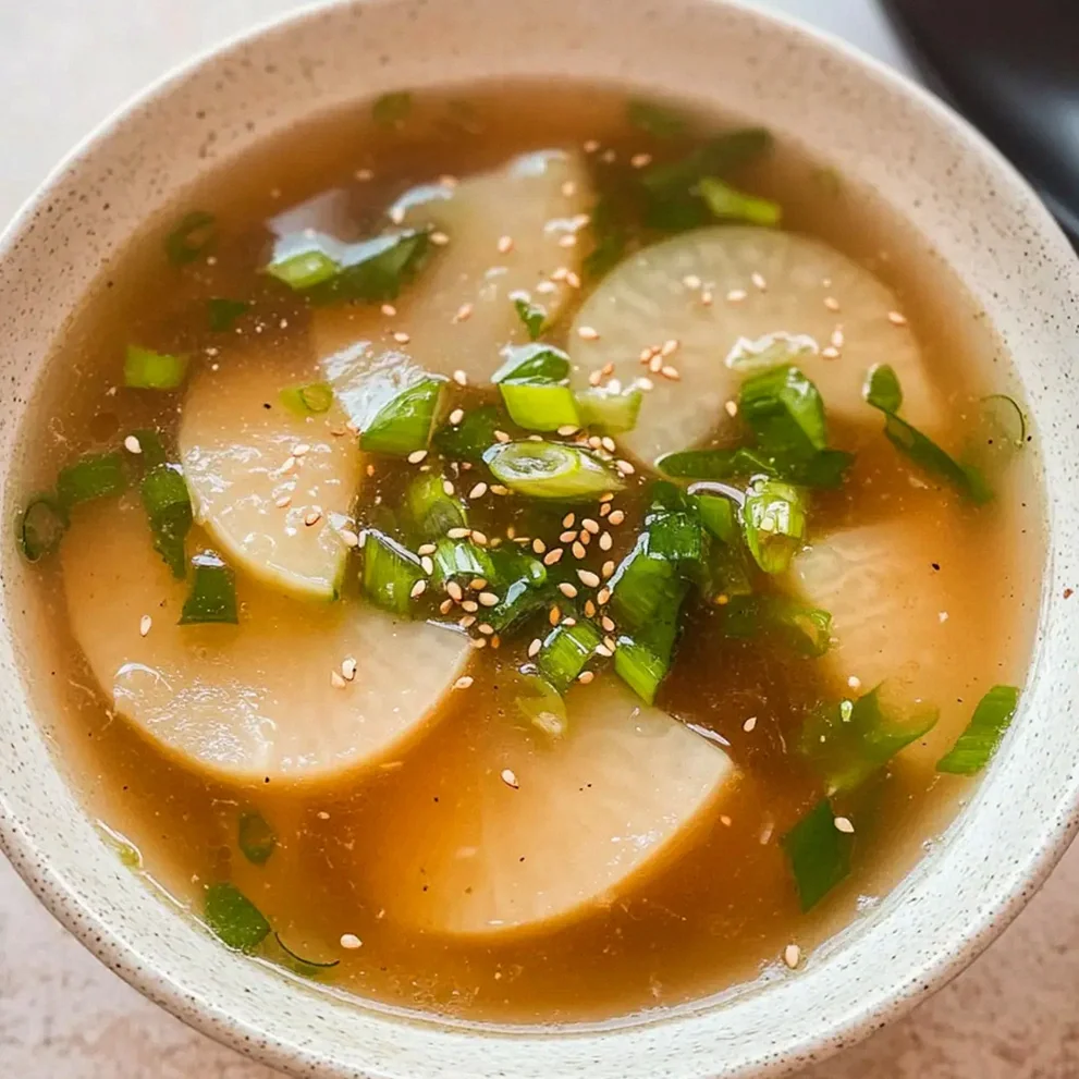 Koreanischer Rettichsuppe: Veganes Wohlfühlessen – Schritt 1