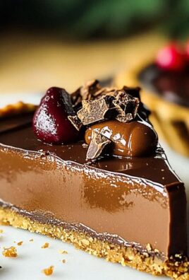 Lebkuchen Schokoladentarte für die Festtage