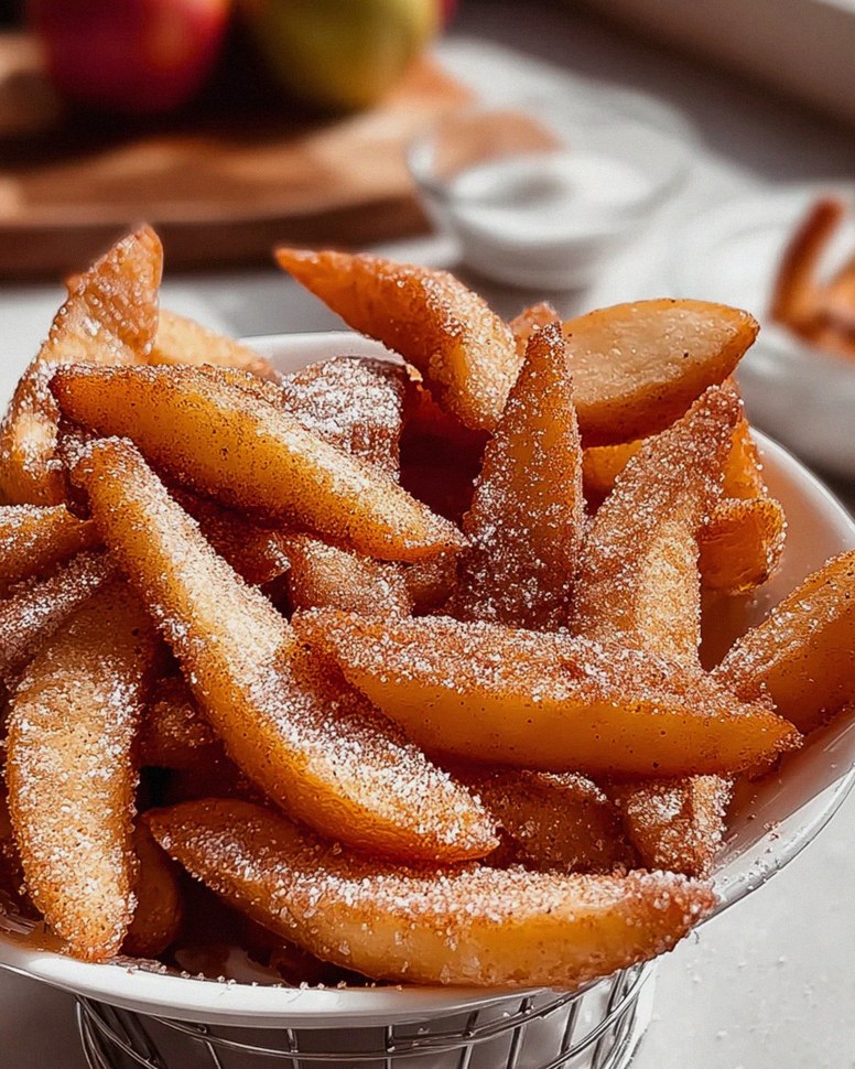 Leckere Air Fryer Apfelpommes – Gesund und Einfach Genießen! – Schritt 2