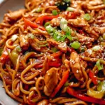 Leckere Hähnchen Teriyaki Nudeln – schnell & einfach!