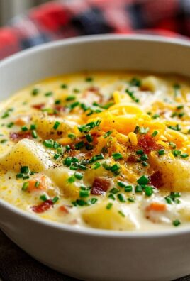 Leckere Loaded Baked Potato Soup für kalte Tage genießen!