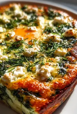 Leckerer Low Carb Spinat Auflauf mit Feta und Ei Rezept