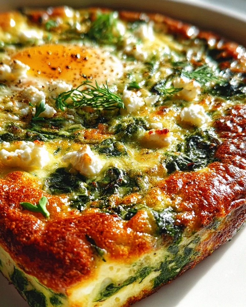 Leckerer Low Carb Spinat Auflauf mit Feta und Ei Rezept – Schritt 2
