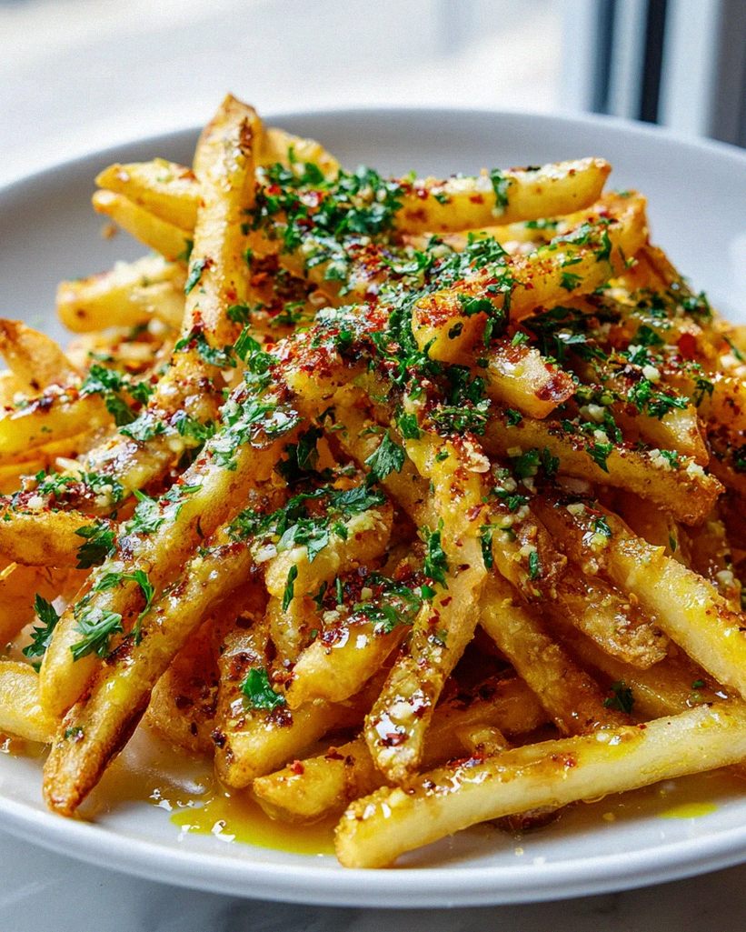 Louisiana Voodoo Fries mit Cajun-Gewürz & Knoblauchbutter