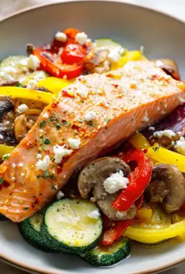 Low Carb Lachs mit Ofengemüse: Gesund & Einfach Genießen