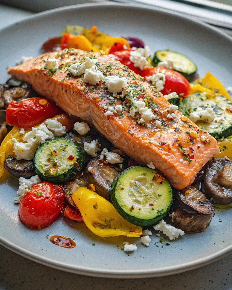 Low Carb Lachs mit Ofengemüse: Gesund & Einfach Genießen – Schritt 2