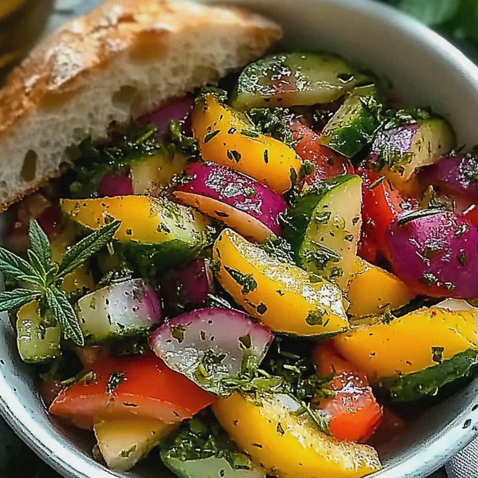 Mango Salat mit Limette