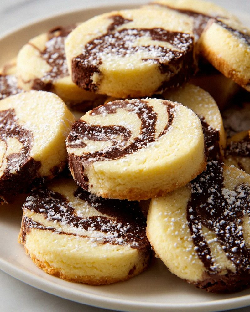 Marmor-Shortbread-Cookies: Zauberhaftes Gebäck einfach gemacht