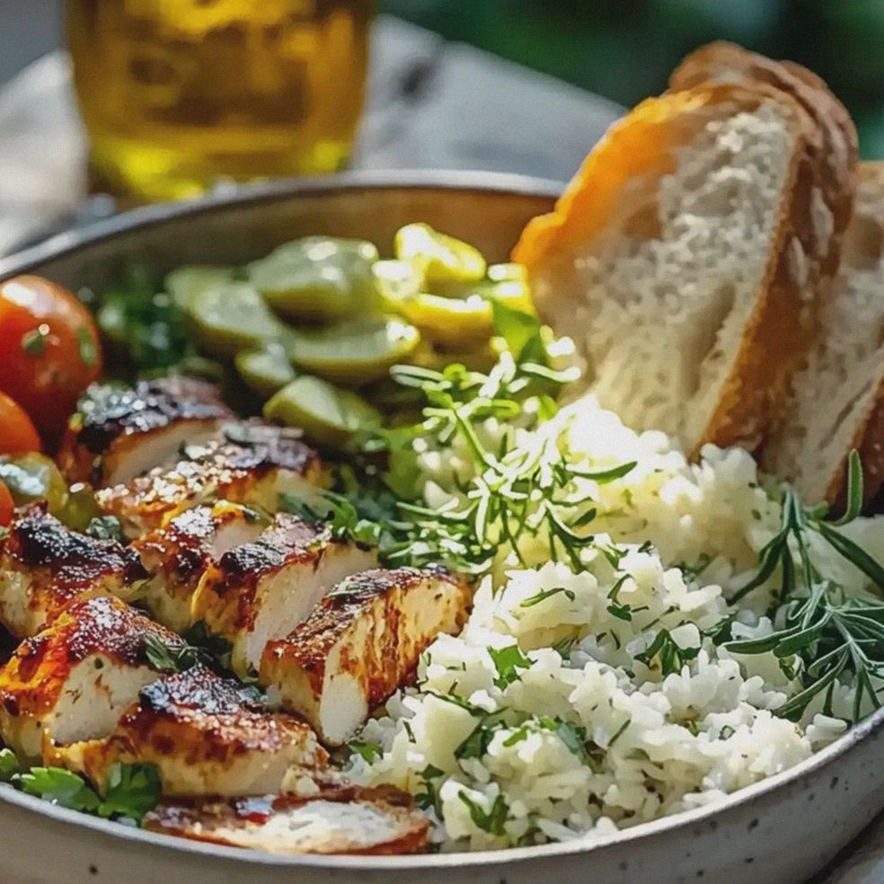Mediterrane Hähnchen-Bowl gesund und schnell zubereitet – Schritt 2