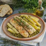 Ofenspargel mit Lachs und Orangen-Limetten-Butter