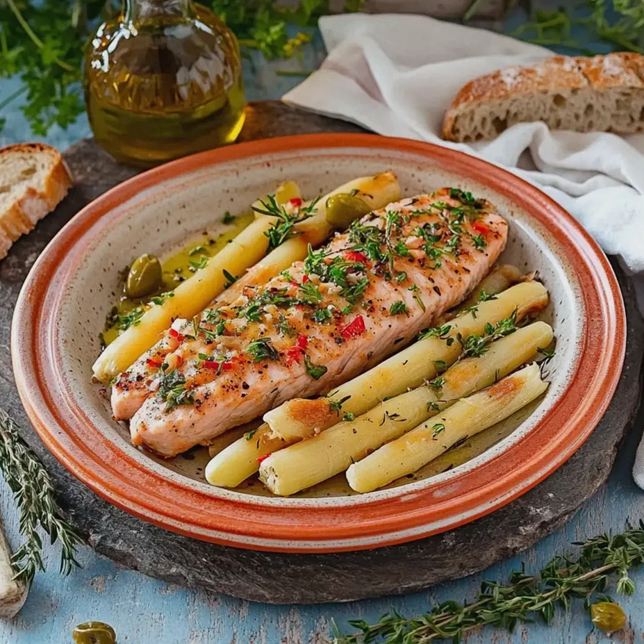 Ofenspargel mit Lachs und Orangen-Limetten-Butter – Schritt 1