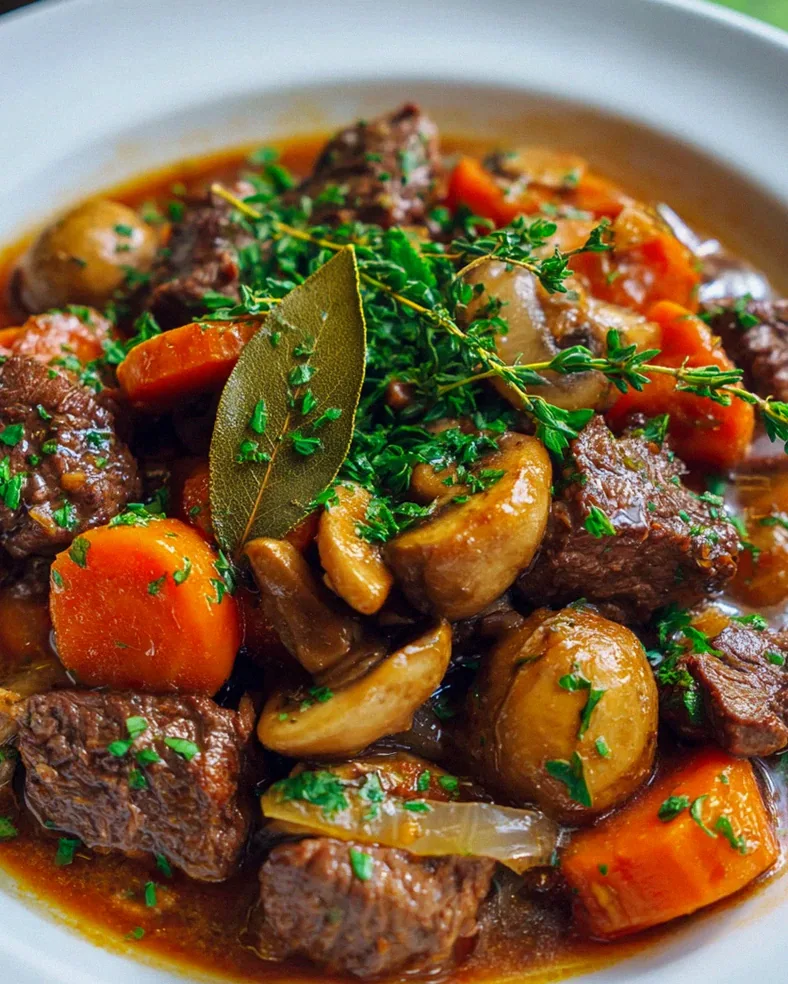 One Pot Beef Bourguignon: Zartes Rindfleisch, einfach & lecker!